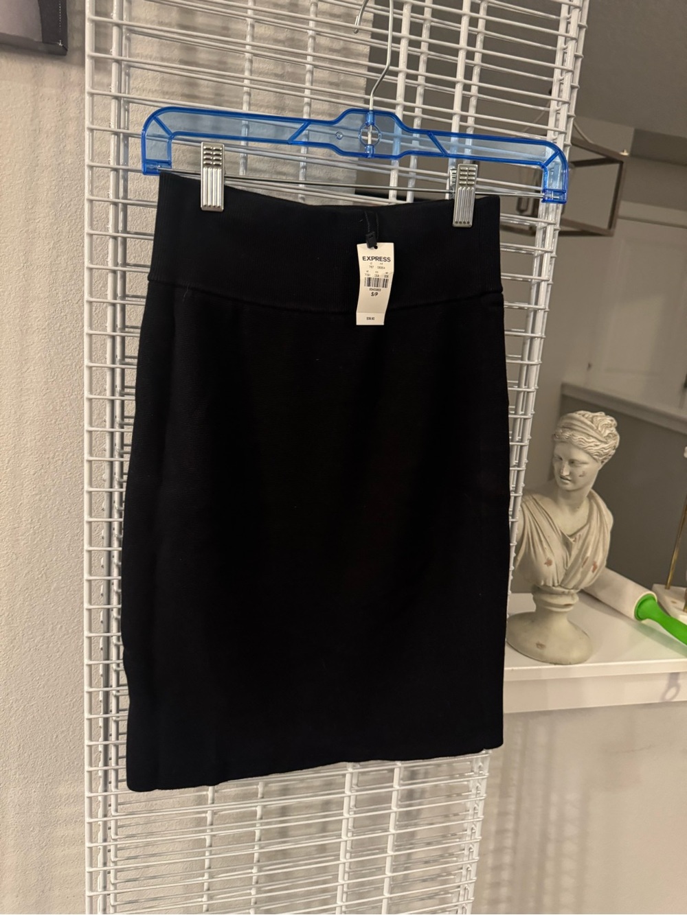 Express Black High-Waist Pencil Skirt